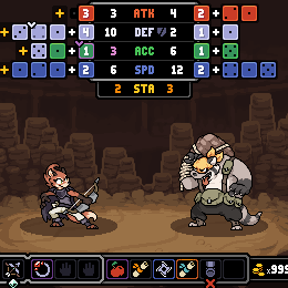 Dungeons of Aether Combat UI